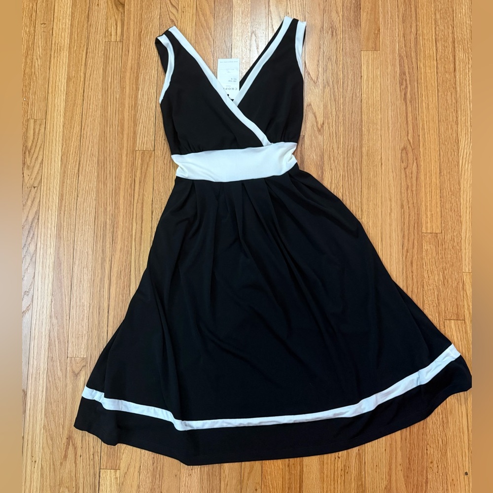 Black and white dress from Italy